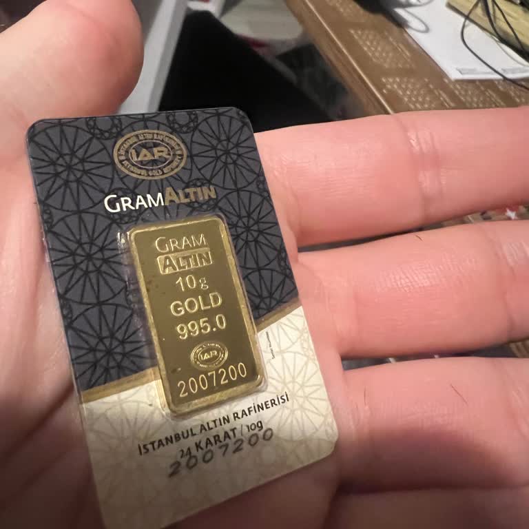 Altın Külçede Morumsu Renk Değişimi Açıklama Ve Değişim Talebi
