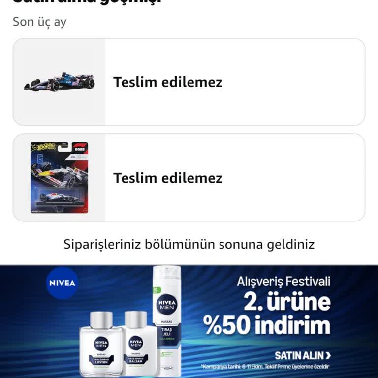 Teslim Edilemeyen Sipariş İçin Ücret İadesi Talebi