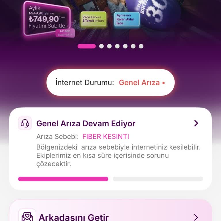 Sık Kesintiler Ve Telafi Edilmemiş Mağduriyet Nedeniyle TurkNet Aboneliği İptal