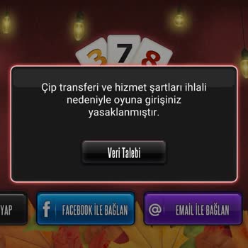 Açıklama Almadan Yasaklanan Okey Plus Hesabımın Açılması Gerekiyor
