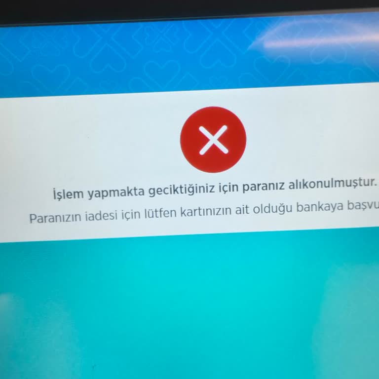 ATM’de Alıkonulan 8.000 TL’nin Geri Ödenmemesi Ve Uzun Bekleme Süresi