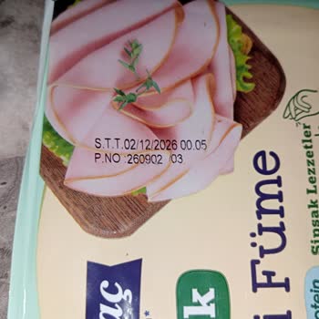 Şok markette hindi füme ürününde kemik tespiti