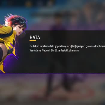 Garena Free Fire'da Hilesiz Oyuncuya Takım Katılımı Engeli
