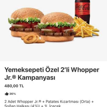 Kampanya Görselleri Yanıltıcı, Porsiyonlar Küçük