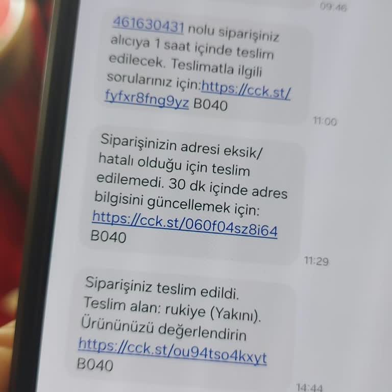 Çiçek Sepeti Teslim Edildiği Bildirilen Çiçek Siparişi Gerçekleşmedi Ve İade Talebi