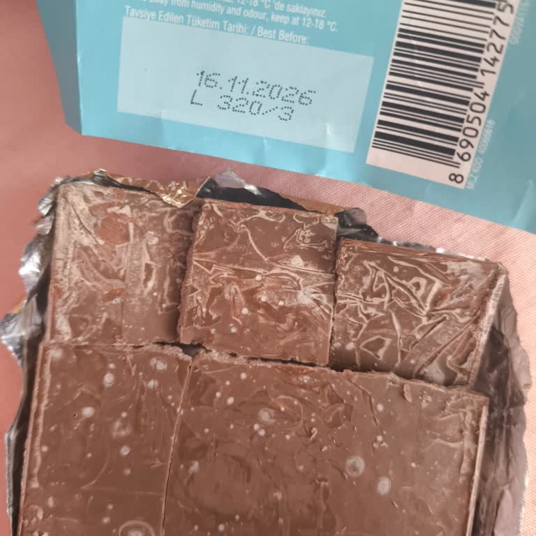 Şok Market’ten Godiva Çikolatasının Bozulmuş Rengi Ve Hijyen Endişesi
