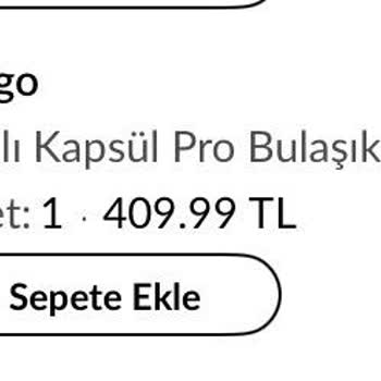 Bingo Akıllı Kapsül Deterjanı Çözülmüyor, Bardaklarda Kalıntı Ve Köpürme Sorunu