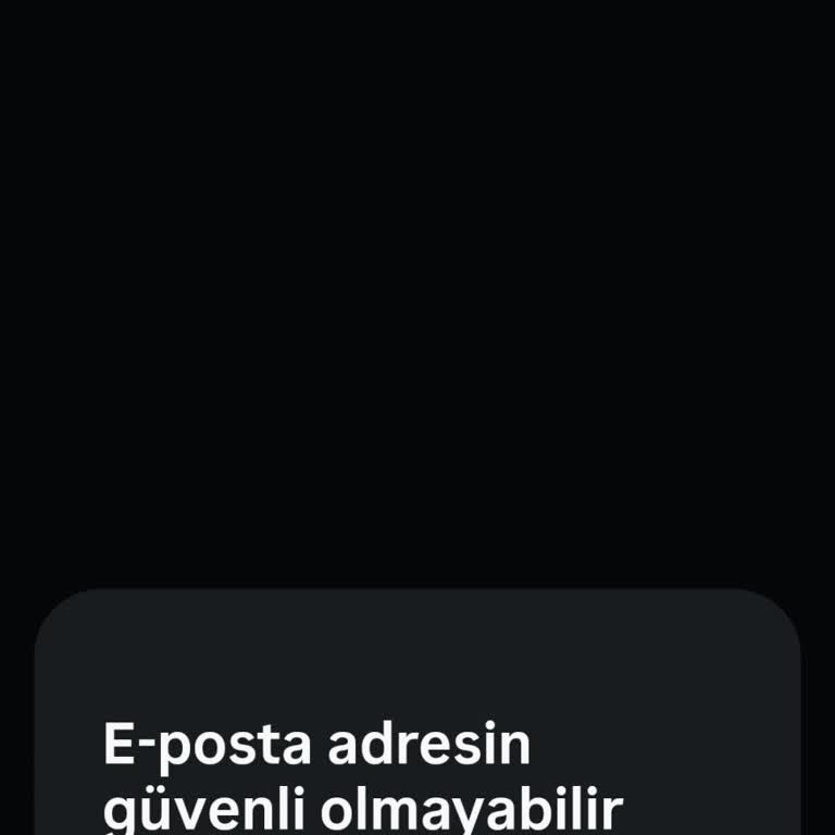 Instagram Hesabına E-posta Güvenliği Uyarısı Nedeniyle Giriş Yapamama