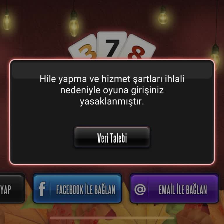 Okey Plus Hesabım Haksız Şekilde Yasaklandı Açıklama Ve Düzeltme Talebi