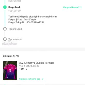 Aras Kargo Kargoma Ne Olduğunu Öğrenmek İstiyorum