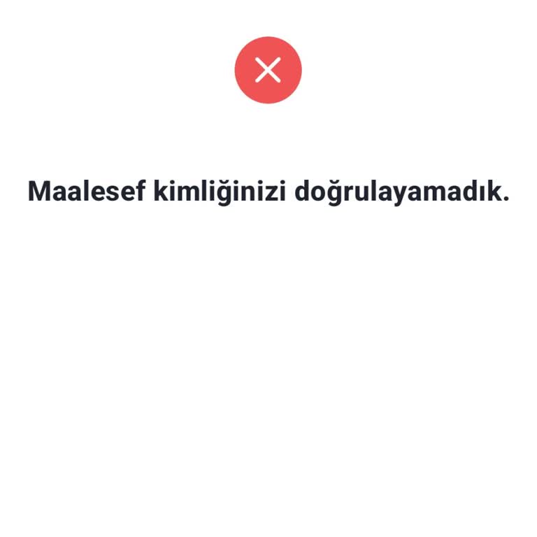 Tango Uygulamasında Kimlik Doğrulama Hatası Girişimi Engelliyor