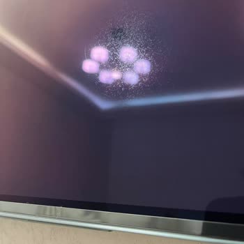 Yetkili Servisin Yanlış Temizlik Talimatı Nedeniyle Samsung TV Ekranım Kalıcı Hasar Aldı