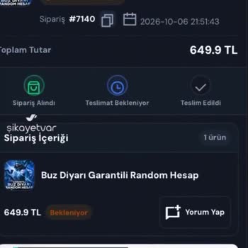02 Epin Hesap Alımı Şikayeti