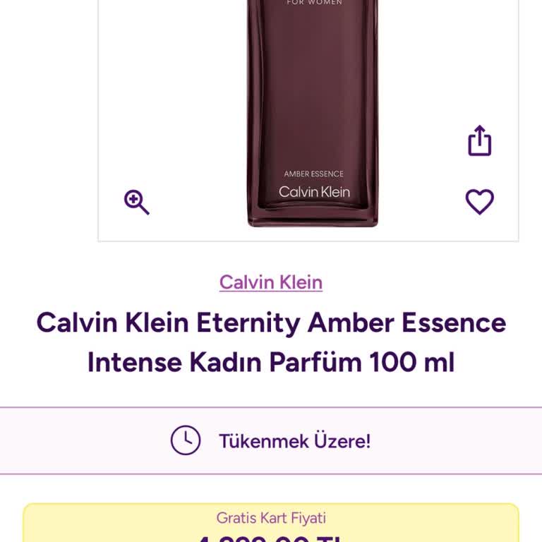 Gratis Kart İndirimi Çalışmadığı İçin Calvin Klein Parfüm İndirimi Uygulanmadı