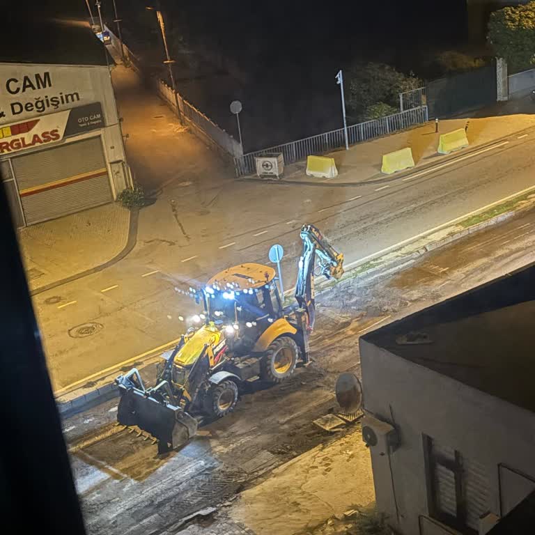 Maltepe’de Gece Yarısı Yol Çalışması Gürültüsü Uyku Sorunu Yaratıyor
