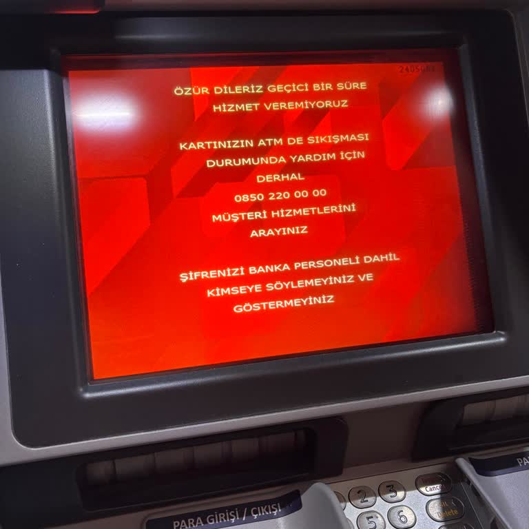 ATM’den Eksik 610 TL Hemen Hesaba Yatırılmalı