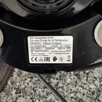 Bosch MCM3201B Hazne Çentik Kırılma Sorunu Tekrarlıyor Ve Ücretsiz Çözüm Bekliyor