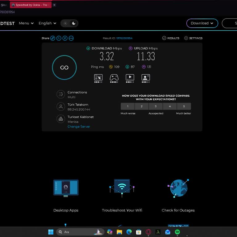Fiber Altyapı Olmaması Ve Sürekli Düşük Hız Şikayeti