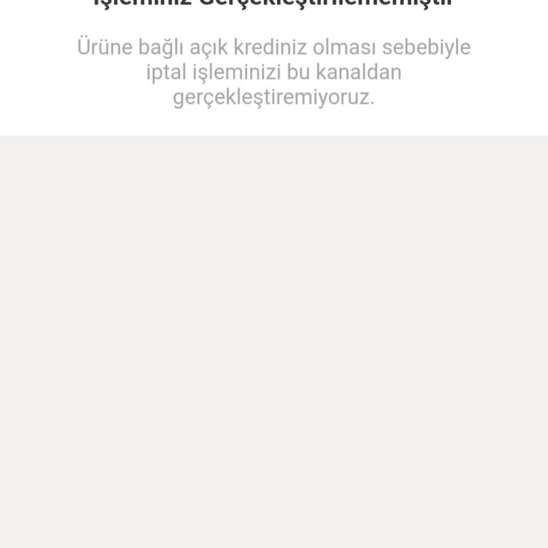 Krediyle Bağlantılı Hayat Sigortası İptal Edilemiyor Ve Prim İadesi Talebi