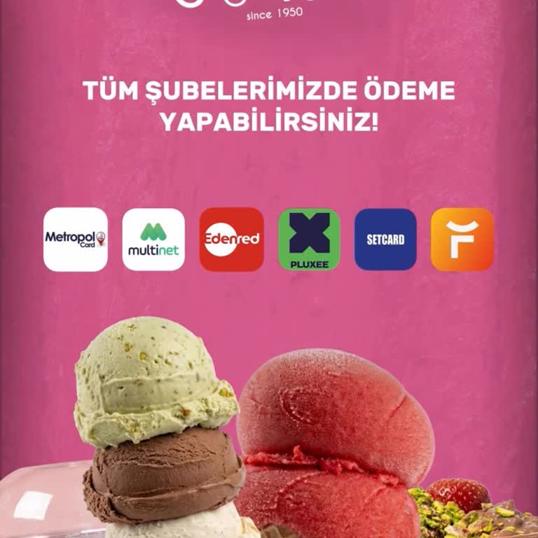 Giliğ Dondurma Çankaya Şubesinde Yemek Kartları Kabul Edilmiyor