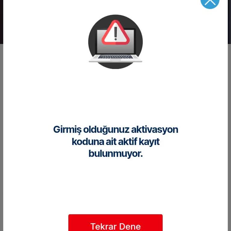 Çocuk Hattı Ücretsiz McAfee Güvenlik Uygulaması Aktif Edilemiyor
