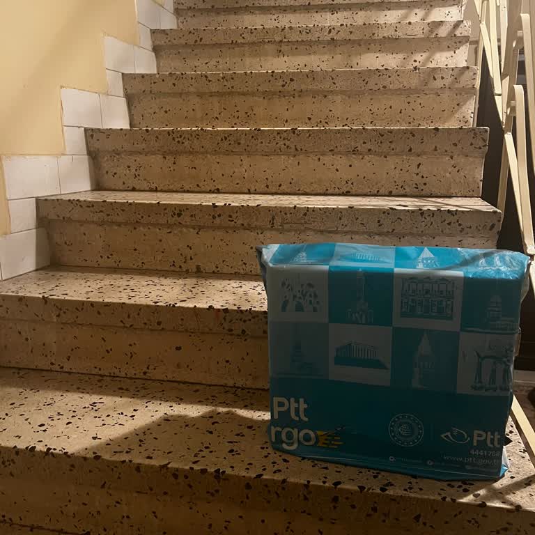 Teslim Edildi İddiası Yanıltıcı, Kargo Merdiven Basamağına Bırakıldı