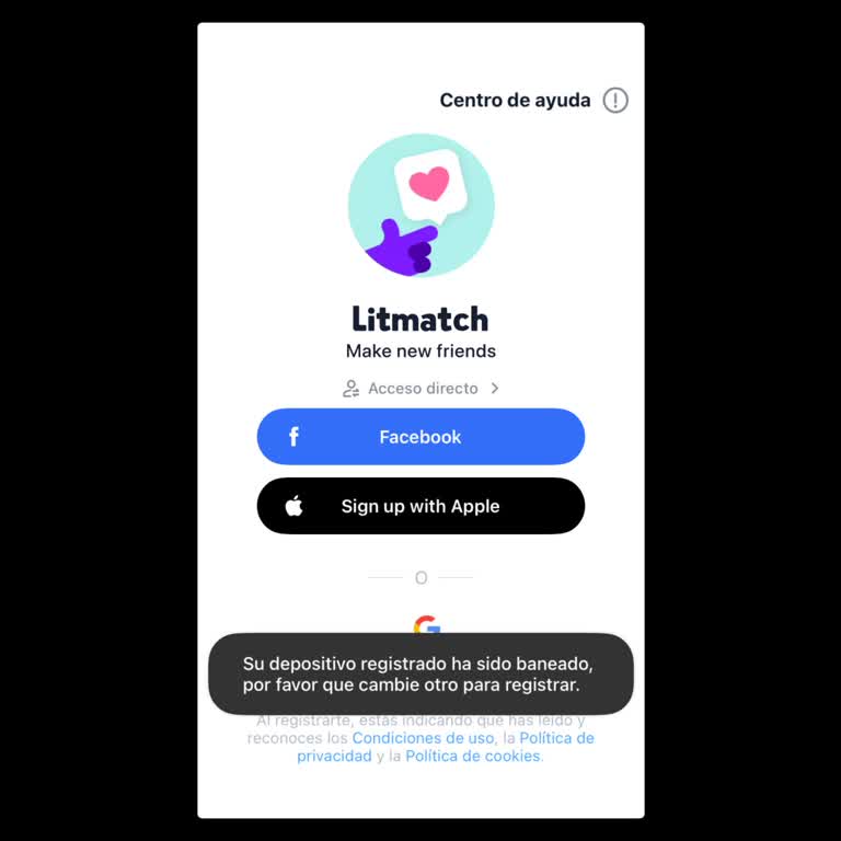 Litmatch Account Blocked and No Details Given About the Ban