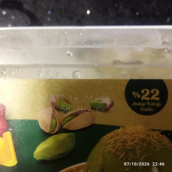 Algida Fıstık Cenneti Dondurması Kıvam Ve Lezzet Sorunu