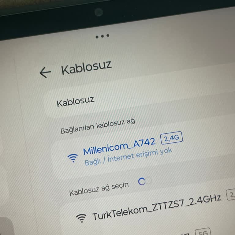 Media Markt'tan Aldığım Lenovo Tabletin Wi-Fi Bağlantı Sorunu