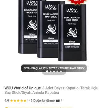 Saç Kapatıcı Ürün Leke Bırakıyor Ve Trendyol Yorumları Engelliyor