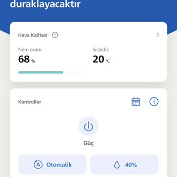 Philips Hava Nemlendiricisi %60’a Sabitleniyor, Ölçüm Hatası Veriyor Ve Destek Yok