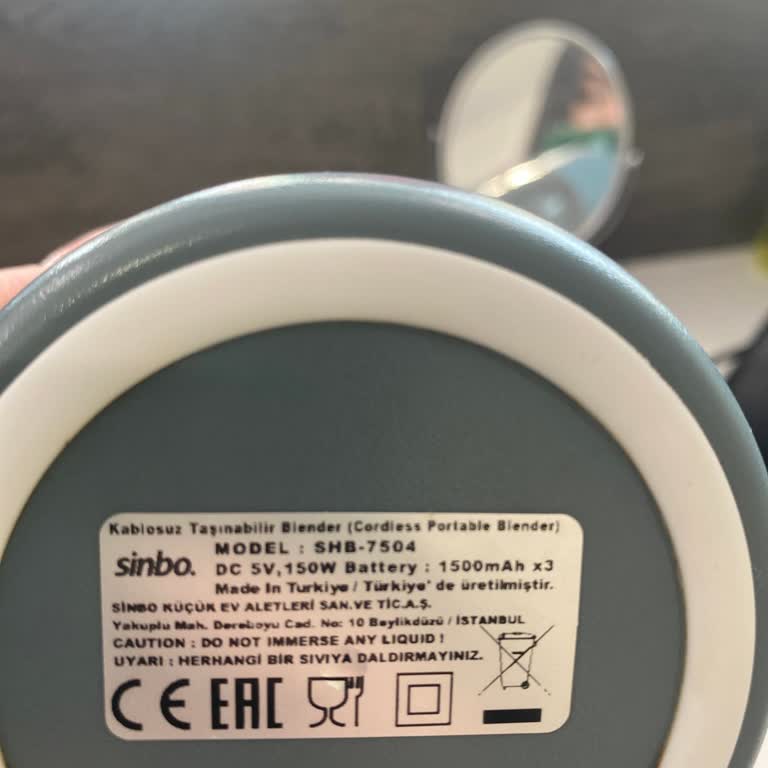 Sinbo Shb-7504 Şarj Kablosu Eridi, Yedek Kablo Talebi