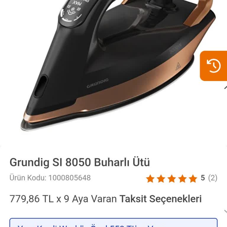 Koçtaş’ta Grundig Buharlı Ütü Fiyatı Piyasa Üzerinde Çarpıcı Şekilde Yüksek