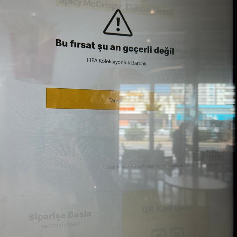 McDonald's Mersin Şubesinde 500 Puan Çekildi Ve Ödül Verilmedi