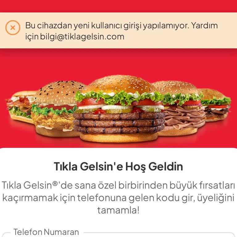 Telefon Numarası Değişikliği Sonrası Tıkla Gelsin Giriş Sorunu