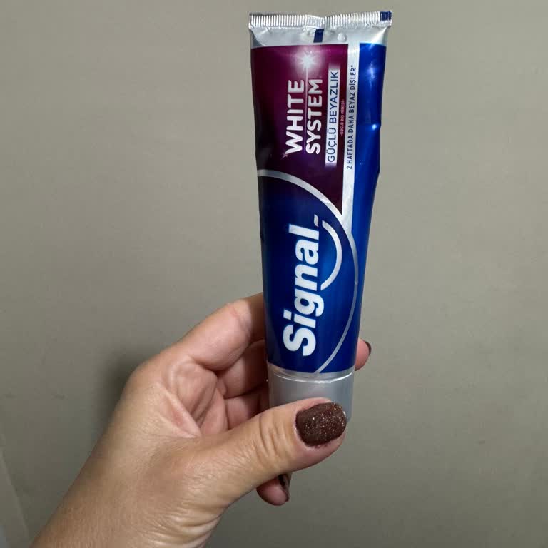 Signal White System Diş Macununda Yabancı Tat Ve Çapraz Kontaminasyon Şikayeti