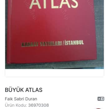 Hasarlı Büyük Atlas Kitabı Ve Satıcının Alaycı Cevabı