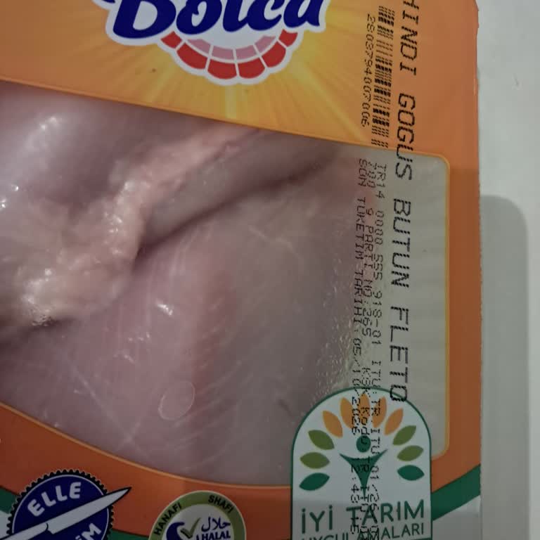 Getir'den Gelen Hindi Eti Son Kullanma Tarihi Geçmiş Olarak Teslim Edildi
