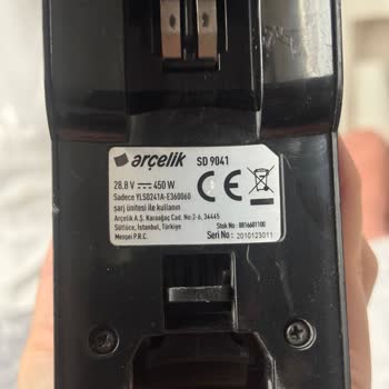 Arçelik SD 9041 Elektrikli Süpürge Toz Haznesi Tırnak Parçasının Sürekli Kırılması