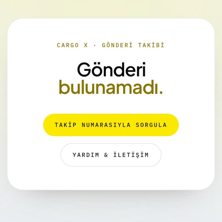 LCW Siparişi İçin Cargo X Takip Bilgisi Yok Ve Bilgilendirme Eksikliği