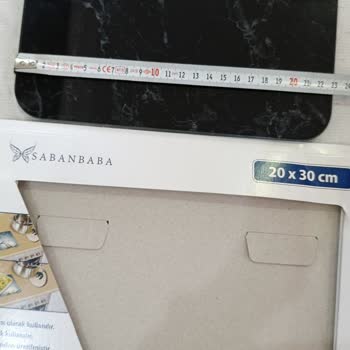 Sabanbaba.com'dan Yanlış Ölçülerde Gelen Cam Kesme Tahtası Ve Cevapsız İletişim