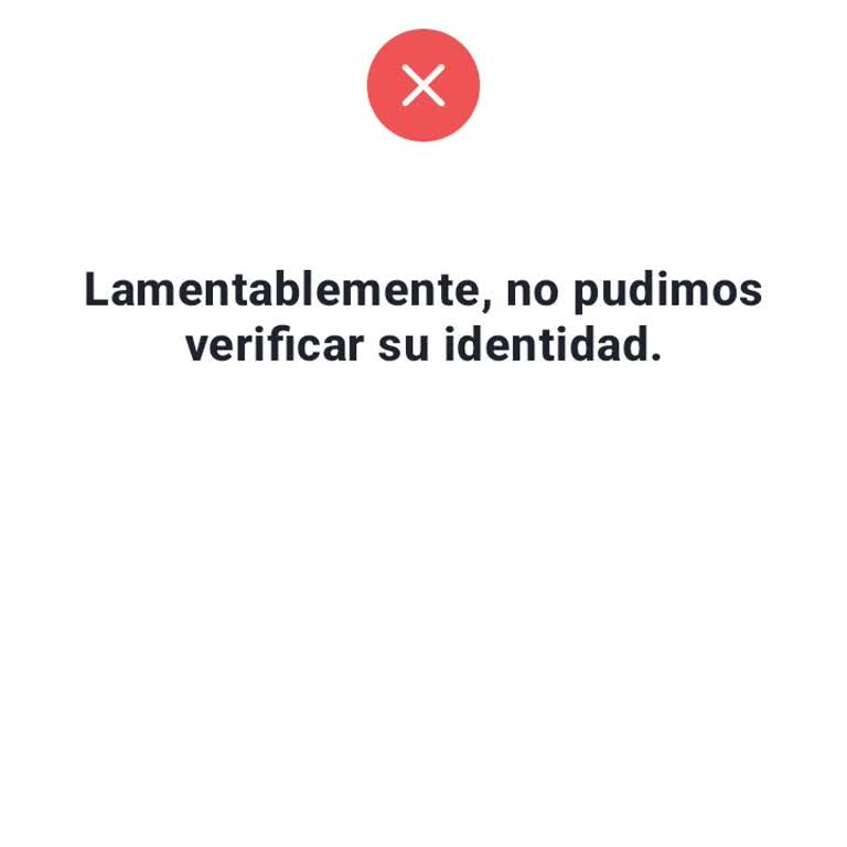 Tango, Problemas con Verificación de Identidad, Solicito Solución