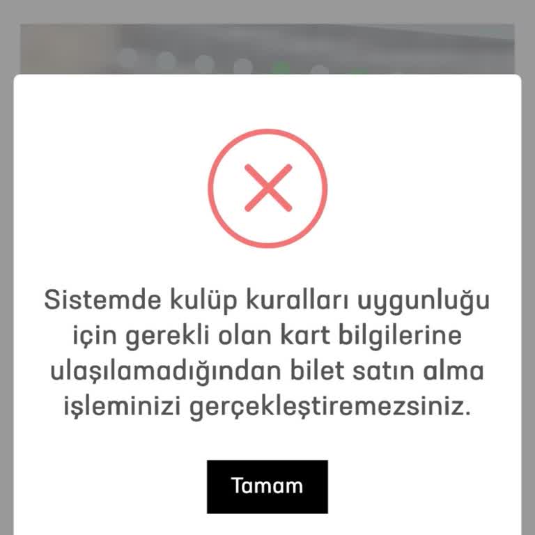 Passolig'te BJK Kartı Tanımsızlığı Nedeniyle Bilet Alımında Sürekli Hata Ve Çözüm Yokluğu