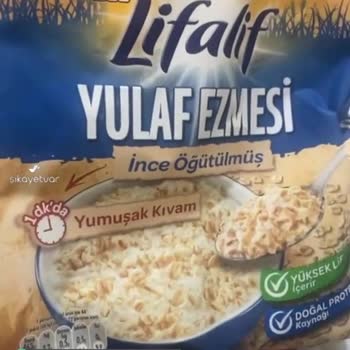 Eti Lifalif İnce Öğütülmüş Yulaf Ezmesinin İçinden Böcek Çıktı