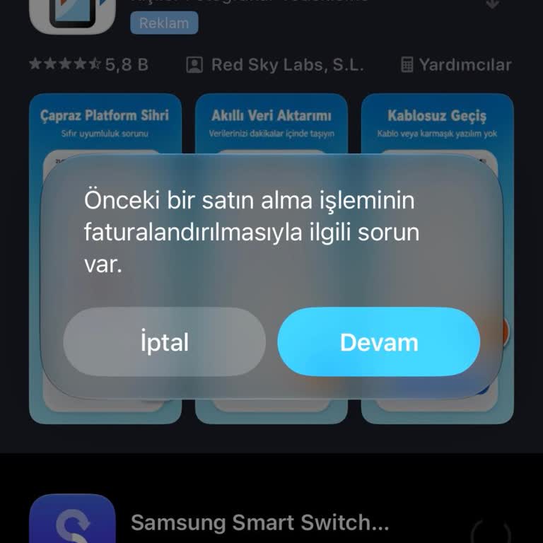 Apple Kimliğinde Çözülemeyen Ödeme Sorunu Ve App Store Erişim Engeli