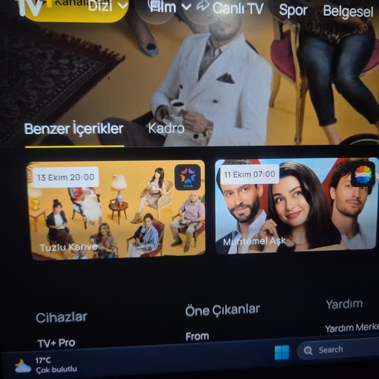 Turkcell TV+ Üzerinden HBO Max’te Tuzlu Kahve Dizisi Görünmüyor