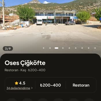 Kaş Şubesinde Oses Çiğköfte Aile Paketi Lezzet Ve Yan Ürünlerde Hayal Kırıklığı