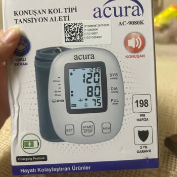 Acura Tansiyon Aletinde İlk Kullanımda Hatalı Ölçüm Ve Ekran Arızası, Tam İade Talebi