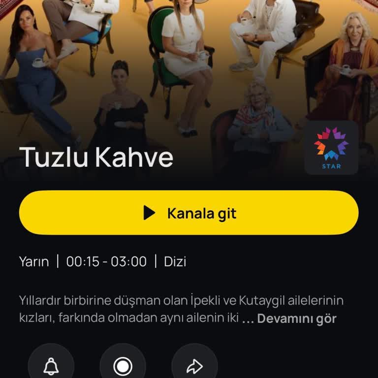 TV+ Tuzlu Kahve Dizisi İçin Çevrim İçi İzleme Olmadığına Dair Ücret İadesi Talebi