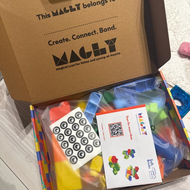 A101'den Aldığım Magly Soft Bricks Ve Ball Run Setlerinde Eksik Saklama Poşeti Ve Fikir Kitapçığı